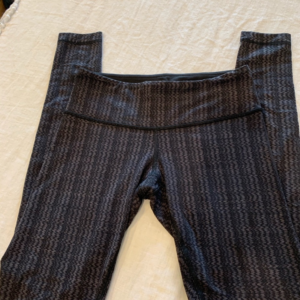 Black and grey Lululemon full length pants